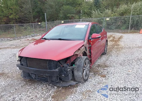 2017 Hyundai Elantra Limited z USA, uszkodzony, nr VIN 5NPD84LF2HH086573